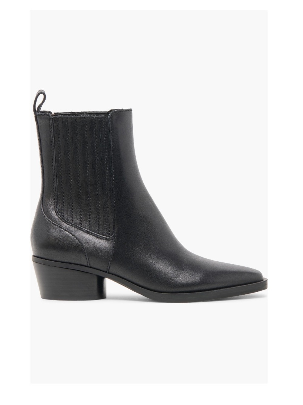 Dolce Vita Faint H20 Waterproof Chelsea Boot Dark Black Leather H20 Women’s 8.5 - Picture 3 of 13